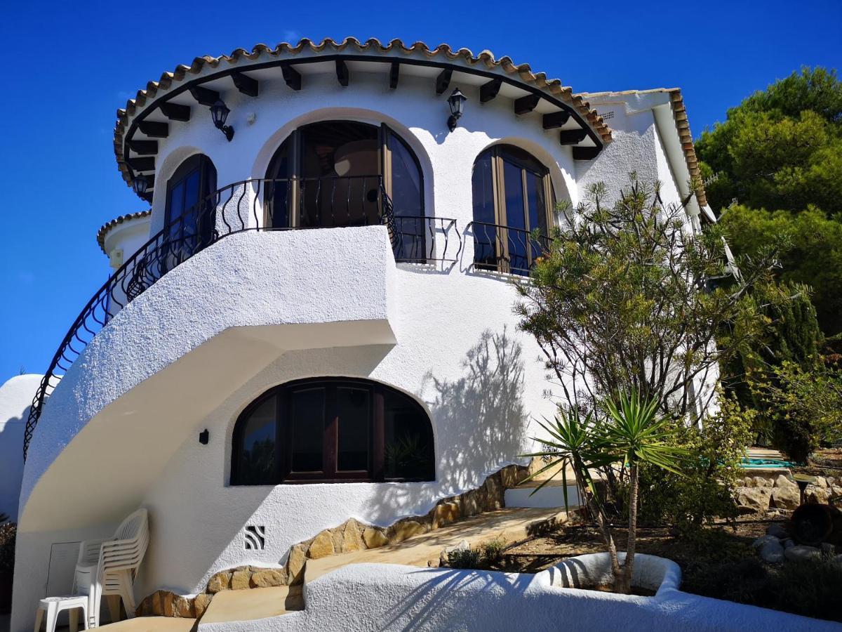 La Madrugada - Luxury Moraira Villa With Sea Views And Private Heated Pool エクステリア 写真