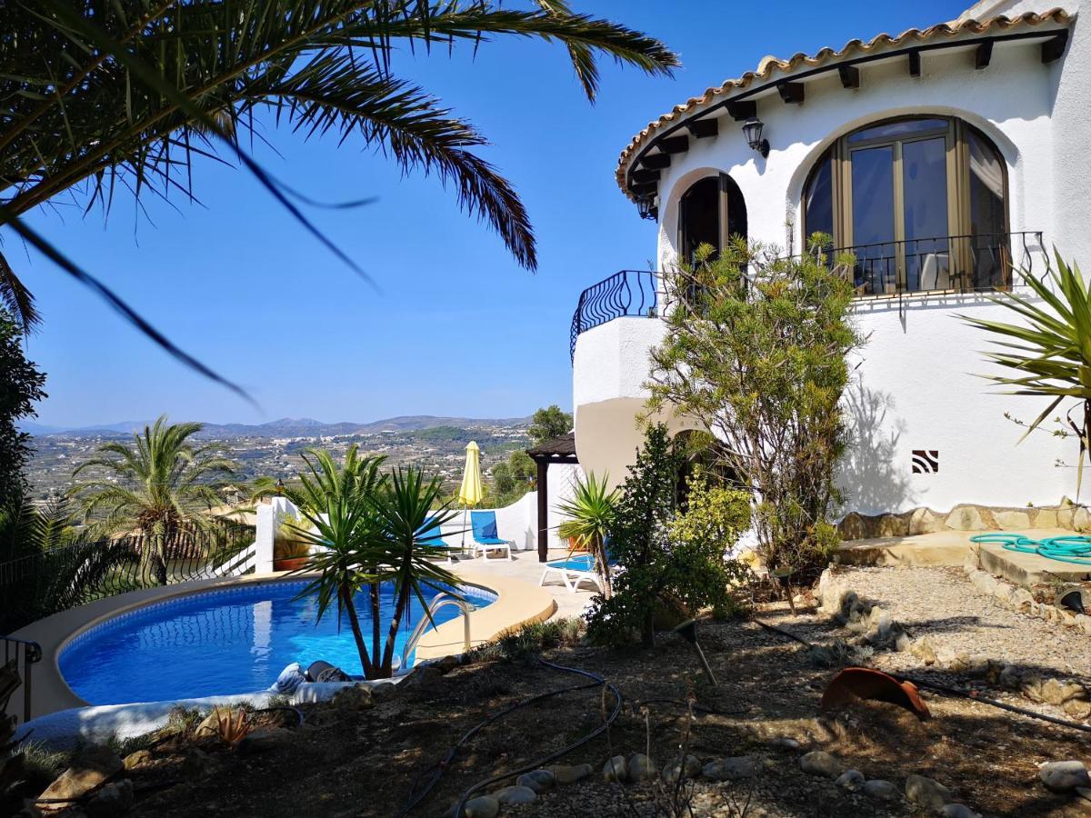 La Madrugada - Luxury Moraira Villa With Sea Views And Private Heated Pool エクステリア 写真