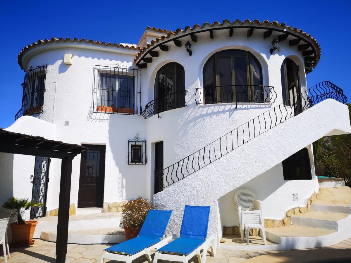 La Madrugada - Luxury Moraira Villa With Sea Views And Private Heated Pool エクステリア 写真