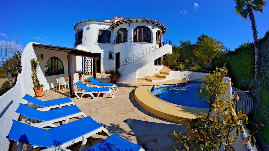 La Madrugada - Luxury Moraira Villa With Sea Views And Private Heated Pool エクステリア 写真