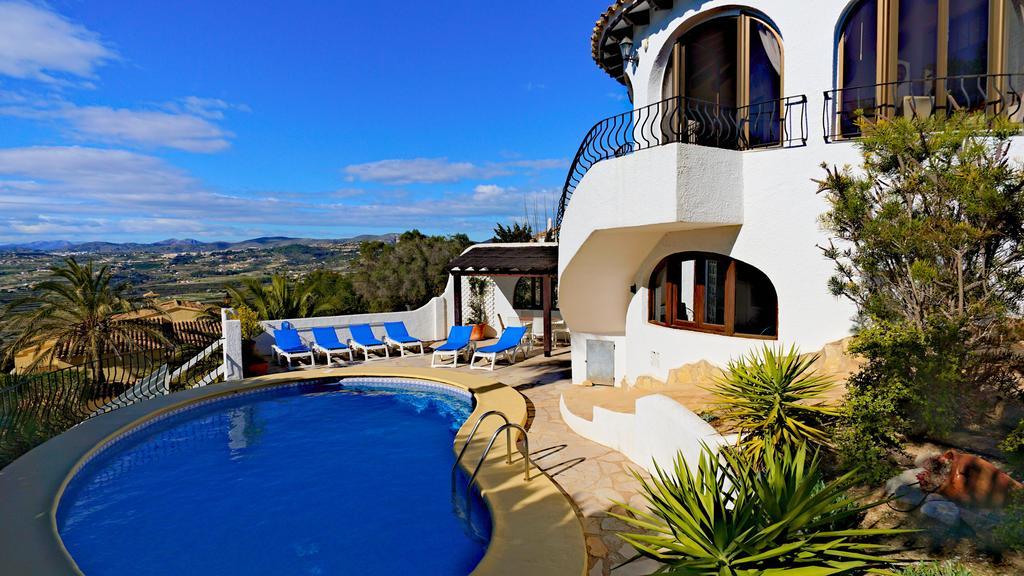 La Madrugada - Luxury Moraira Villa With Sea Views And Private Heated Pool エクステリア 写真